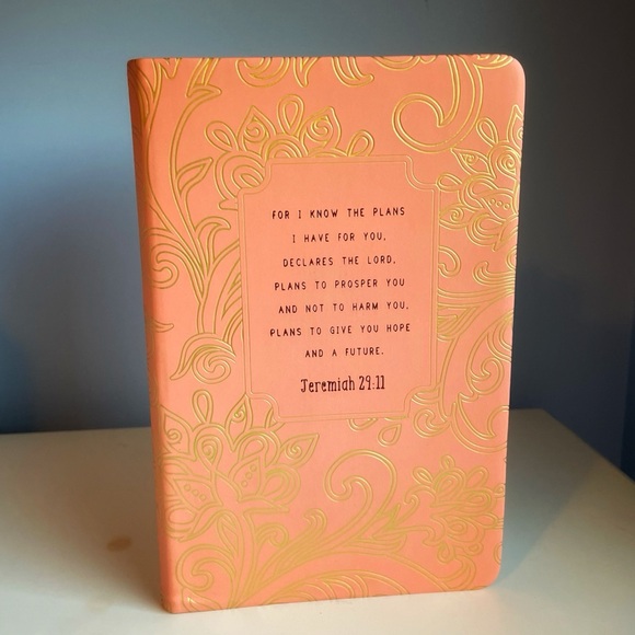 Orange and gold Bible quote journal - Picture 2 of 7